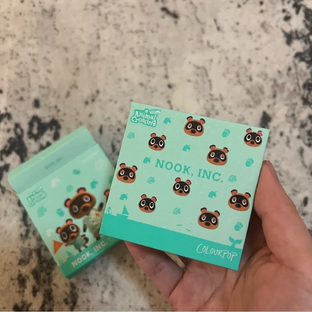 Colourpop x Animal Crossing NOOK INC Quad EyeShadow Palette